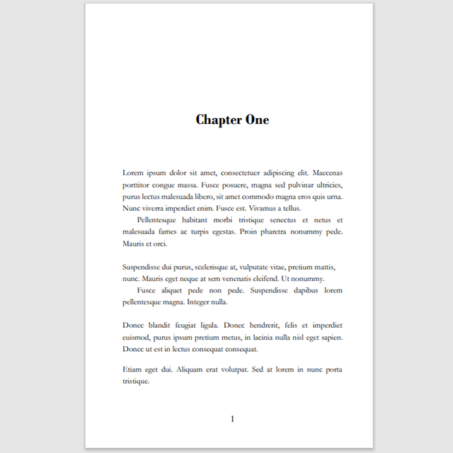 Book template - Book Design1C
