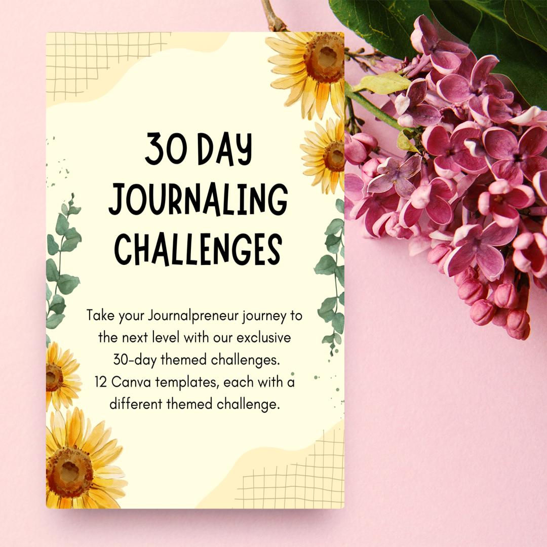 30 Day Journaling Challenges